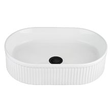 Anika 490mm Ceramic Above Counter Basin with Pop-Up Waste